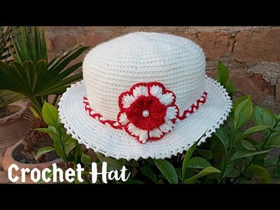 Simple & Easy HAT TUTORIAL_crochet hat tutorial_complete step by step method of crochet hat #crochet