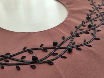 Simple Neck Design Cutting And Stitching Tutorial