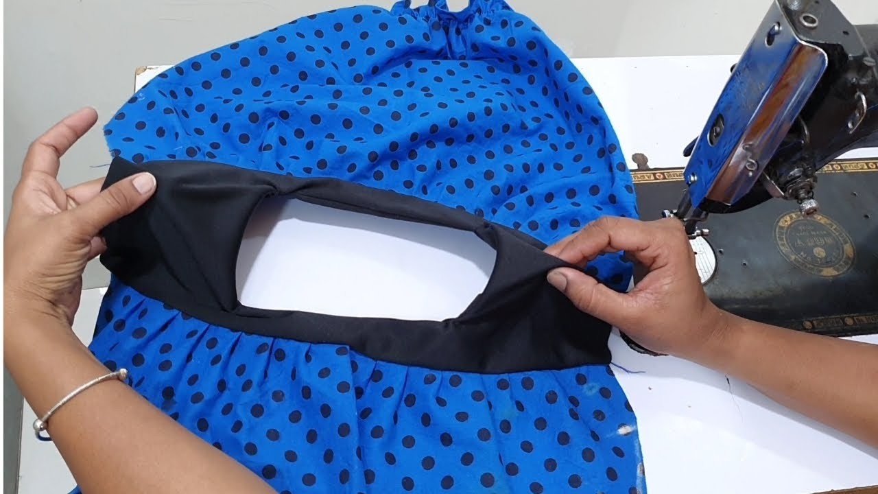 Very Easy and Beautiful Frock Cutting and Stitching in just 10 minute # Designer Baby Frock