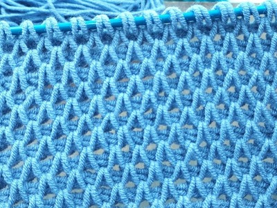 Wooow. ⚡???? Wonderful????very easy very stylish tunisian crochet baby blanket making explanation