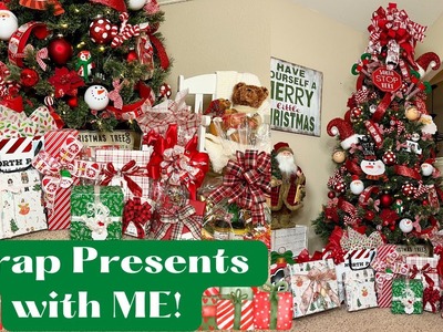 Wrap Christmas presents with me!