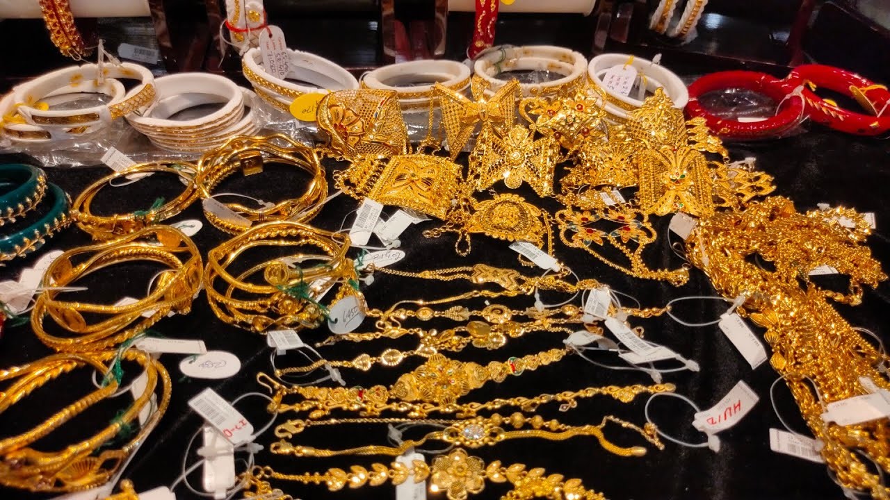 1 Lakh মধ্যে bridal collection mantasa moffchain bracelet sakha gold design with price|#karukanchan