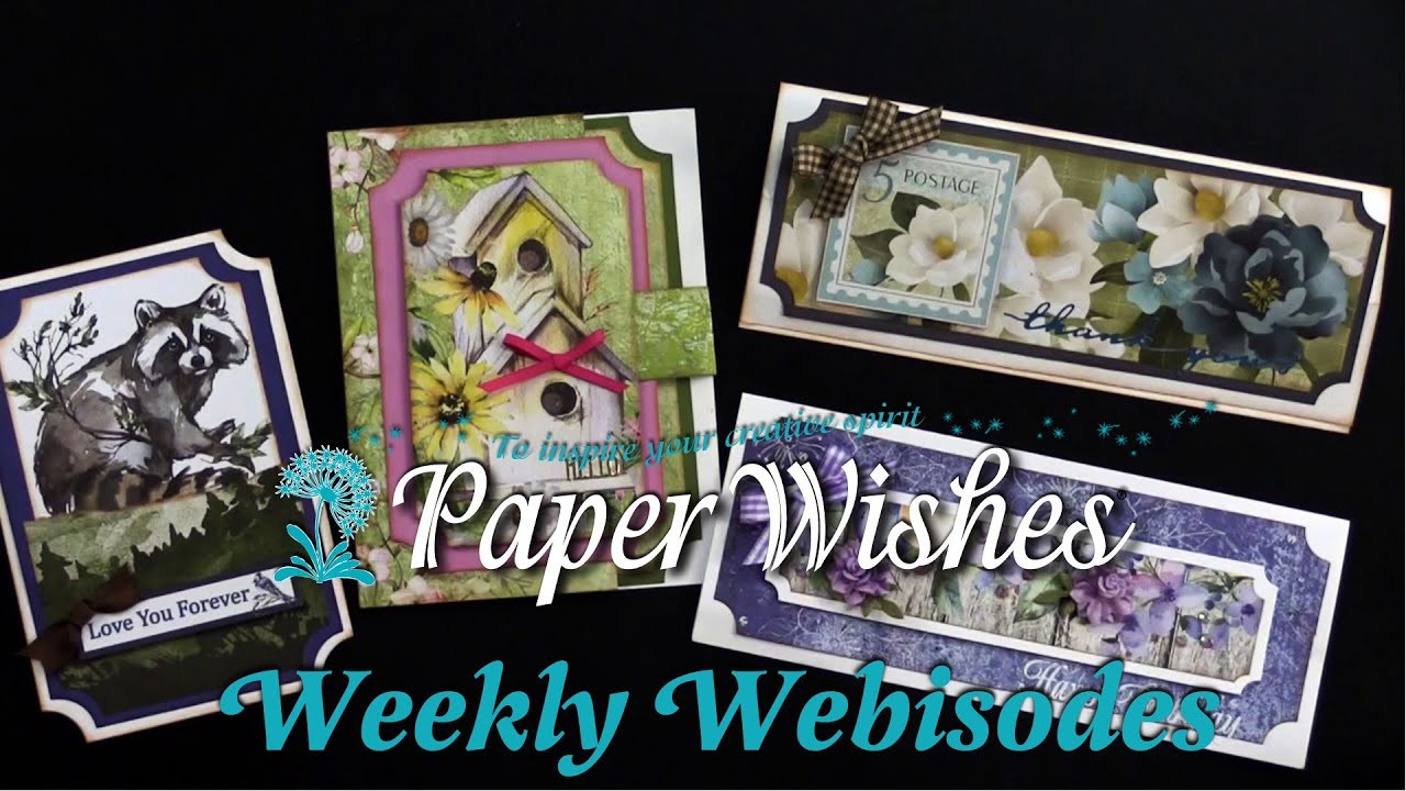 4 Cards Using Notched Nested Dies by Creative Craft Products