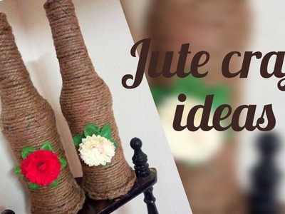 Best out of waste ideas | jute craft ideas | bottle decoration | easy craft and decore ideas