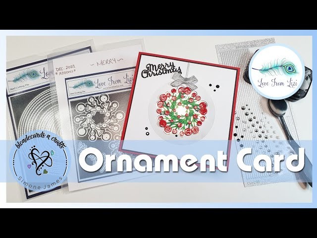 Card 5 | Ornament Card | December 2022 @LoveFromLiziChannel