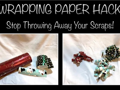 Christmas Hack | What to Do with Your Scrap Wrapping Paper