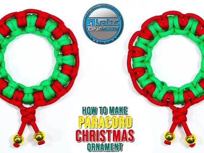 Christmas Wreath Paracord Decoration Macrame Knot Tutorial