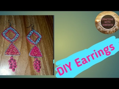 #DIY Earrings #Earring #Quilling Earrings #Earrings Design 8