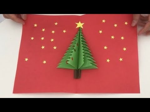 DIY POP UP CHRISTMAS CARD EASYTO MAKE