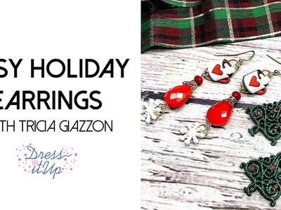 Easy Holiday Earrings