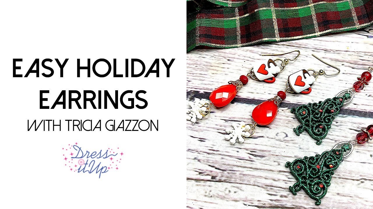 Easy Holiday Earrings