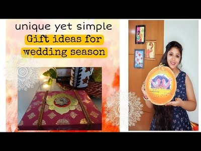 Gifts for wedding season customized & handmade #weddinggift #handmadegift #uniqueideas #embroidery