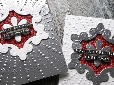 Holiday Card Series 2022 - Day 21 - Embossed & Diecut Cards