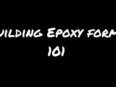 How to build a form for epoxy. Simple and reusable DIY for all levels of skills and tools.