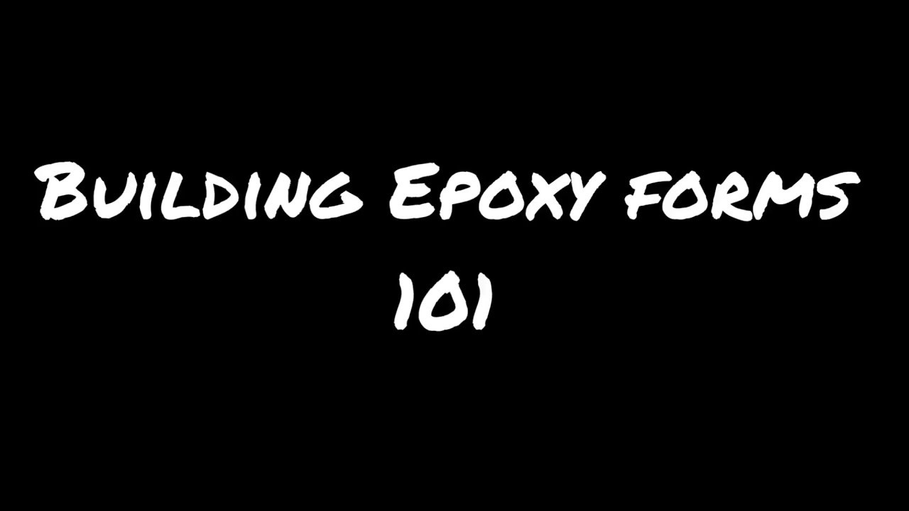 How to build a form for epoxy. Simple and reusable DIY for all levels of skills and tools.
