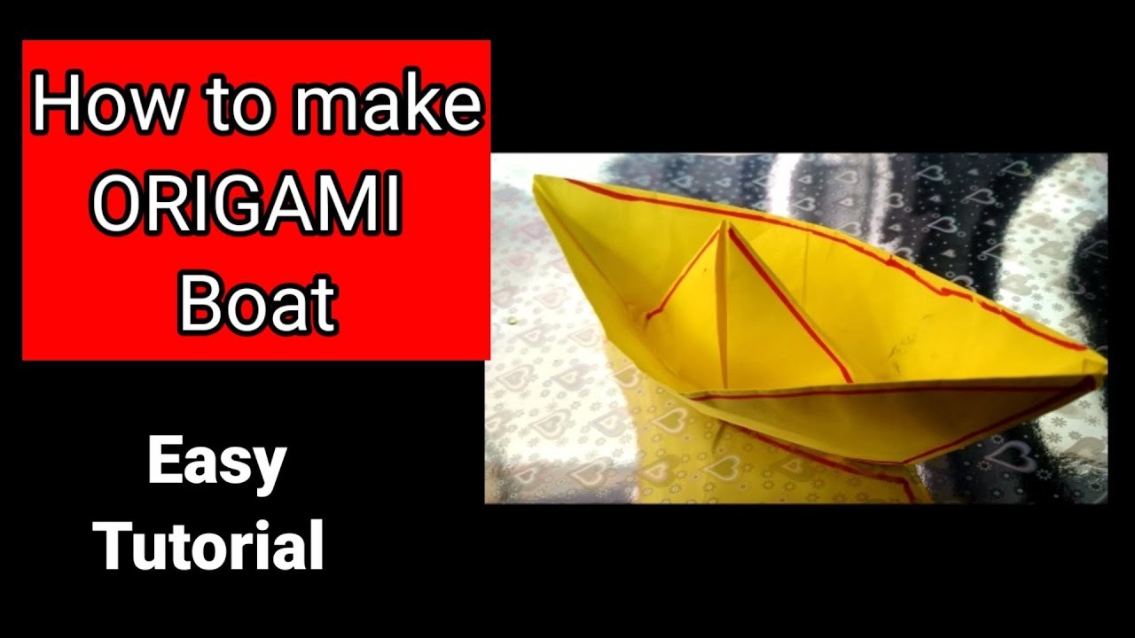How to Make a Paper Boat - Origami Boat