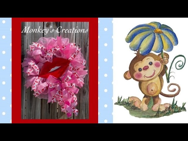 How to Make a Valentine's Day Wreath | Easy DIY Wreath | Valentine Crafts | Live Replay