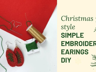 How to make beautiful handmade earrings for the present? Slow fashion simple DIY!!!