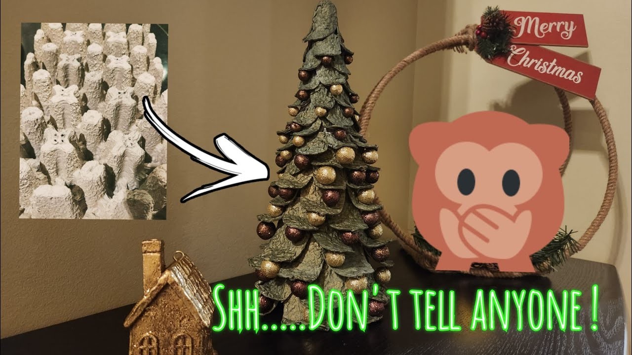 How to make Christmas tree under $5 | Christmas Decor |  #youtube #diy #rrr #holiday #christmas