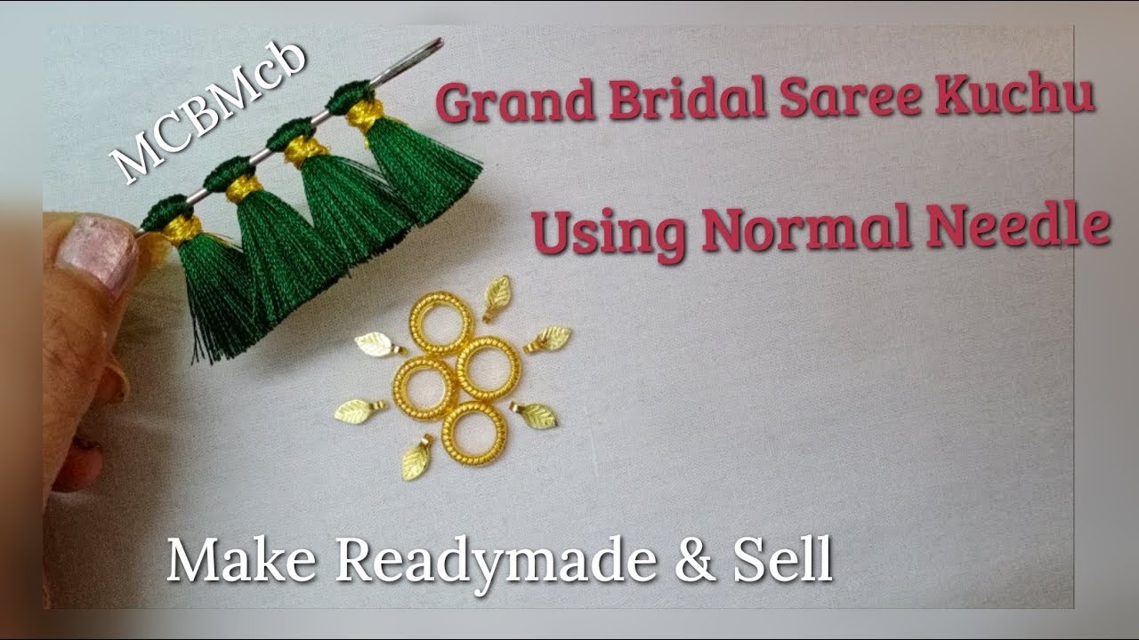How to make Ready to Stitch #kuch.Tassels #home . Make Grand #readymade  #tassels & Sell. MCBMcb