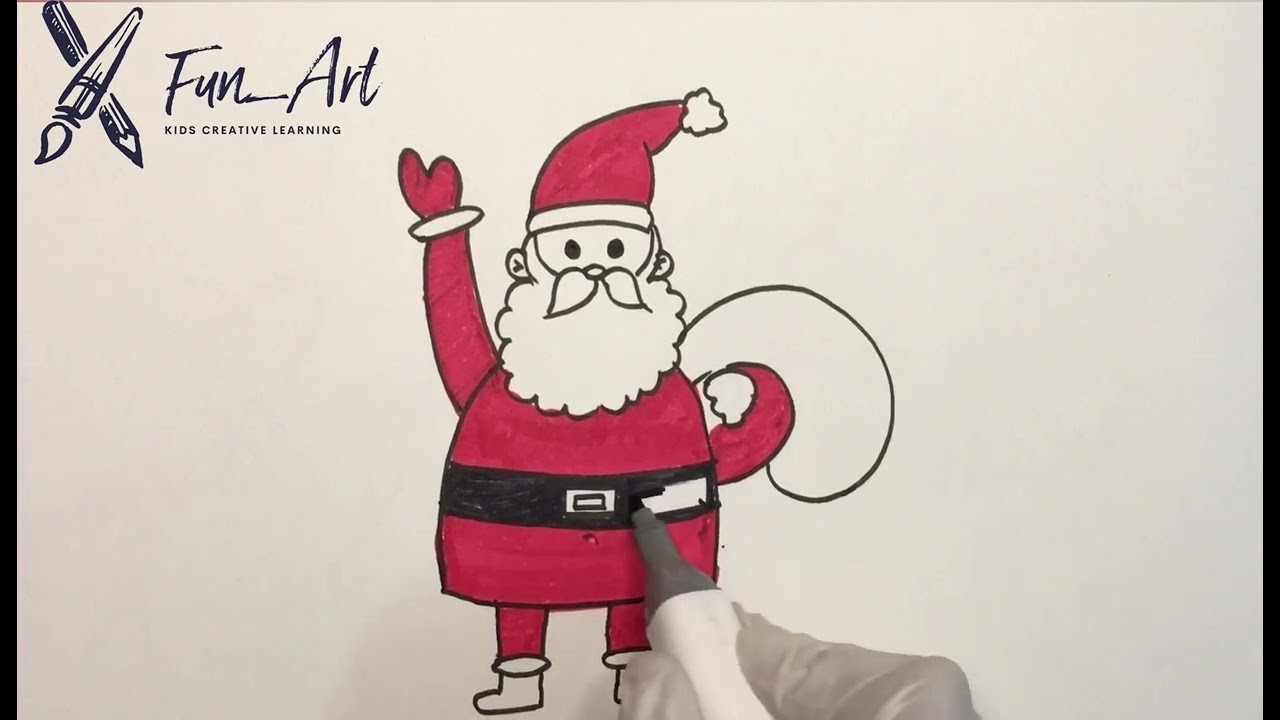 HowTo draw Santa Claus ||???? and Christmas????tree￼|| how to draw #Christmas #Santa easy and step by step
