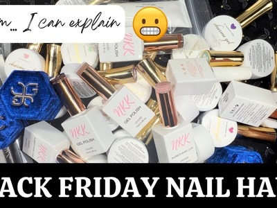 It Looks Like a Lot Doesn't It. . Black Friday Nail Haul. DIY Nails