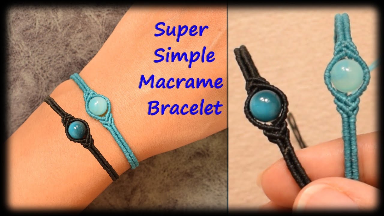 Macrame Tutorial | Easy and Fast Macrame Bracelet Tutorial for Beginners | DIY