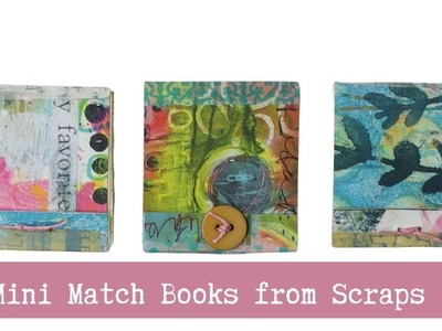 Make Mini Match Books from Scraps - Fun Stocking Stuffer