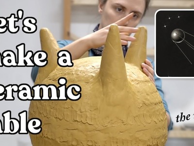 Making a ceramic plant table. coil pottery tutorial diy planter table