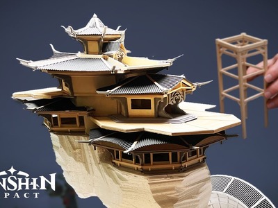 Making a Model of Wangshu Inn - Genshin Impact (Part 1)
