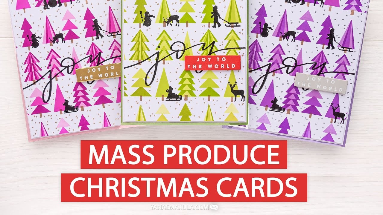 Mass Produce Christmas Card