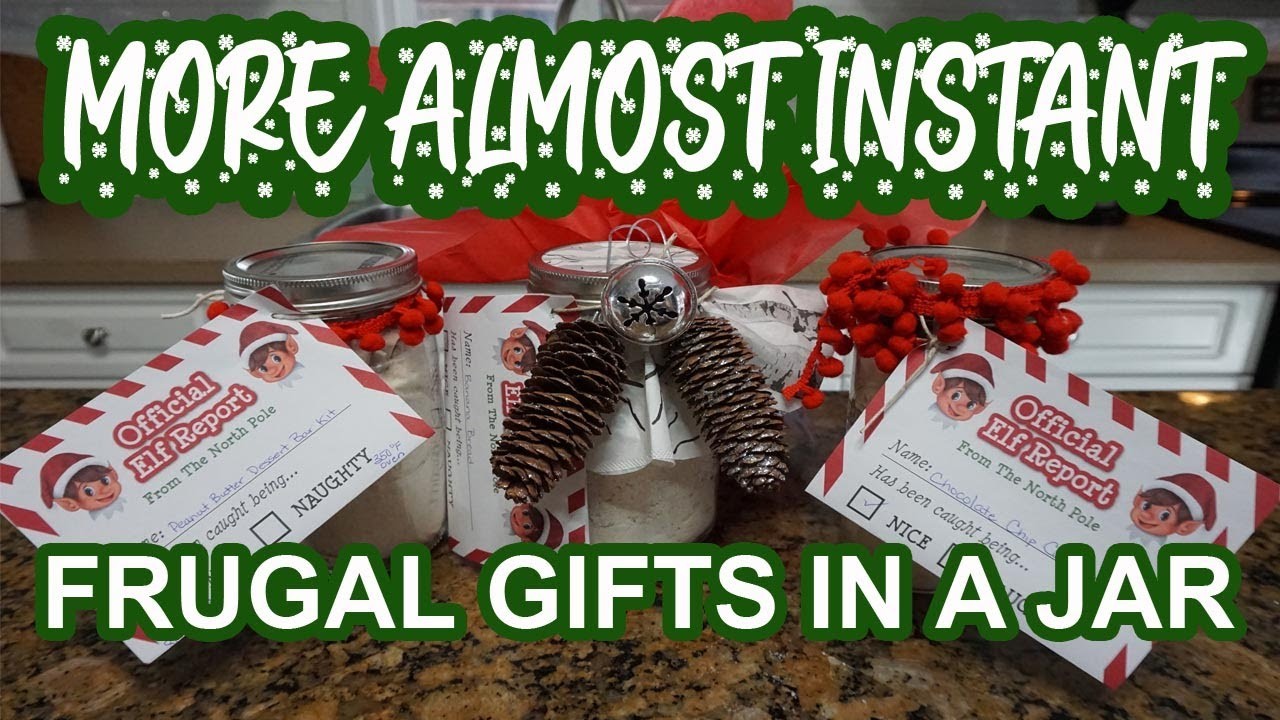 More Frugal Gifts in Jars