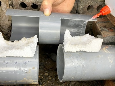 Never make this amateur mistake with PVC pipes! Fastest sewage system connection technique
