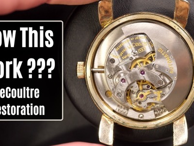 New Complication on this LeCoultre Watch Restoration !!!