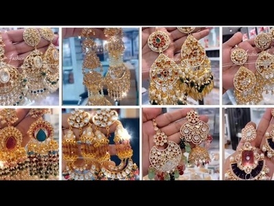 Online jewelery store earrings with mangtika latest collection direct from manufacturer order online