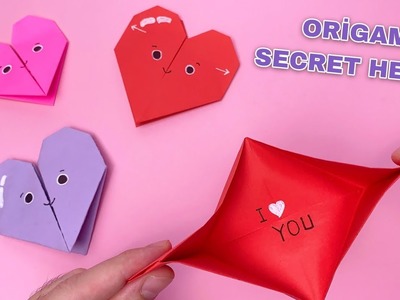 Origami Paper Heart | DIY Valentine's Day Gift İdeas