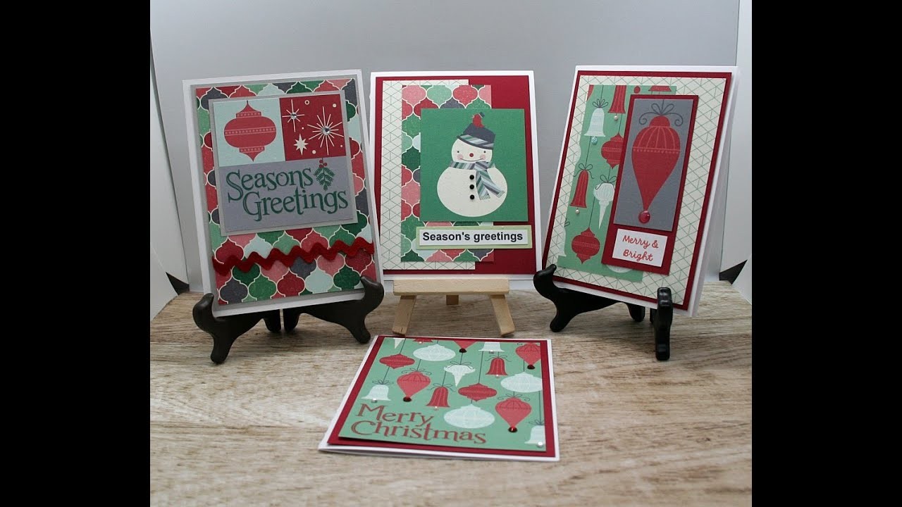 Recycled or use your stash Christmas cards wk108 -  cv1