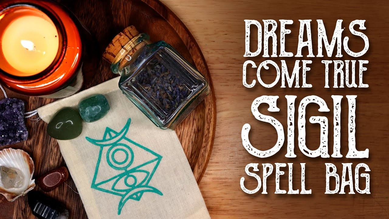 Sigil Spell Bag - All My Dreams Come True, Sigil Magic - How to make a spell bag - Magical Crafting