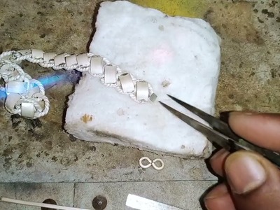 Silver bridge design bracelet ! silver bracelet making process