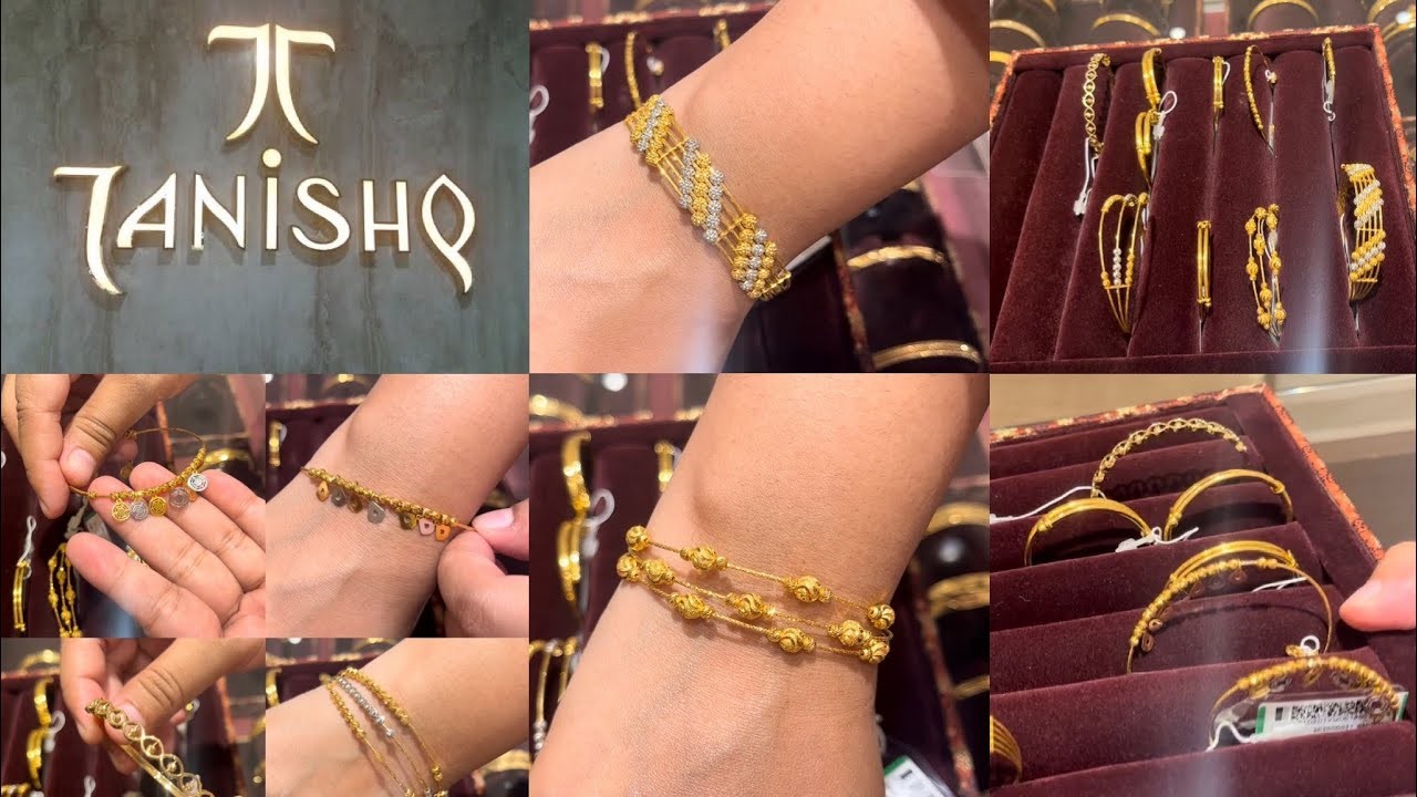 Tanishq gold bracelet new collection with weight and price gold bracelet designs