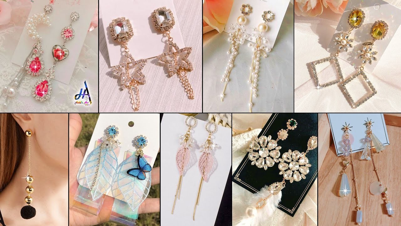 Trendy and Stylish!!.  12 Home-Made Design of DIY Earrings for Fancy Girls || Daily Were