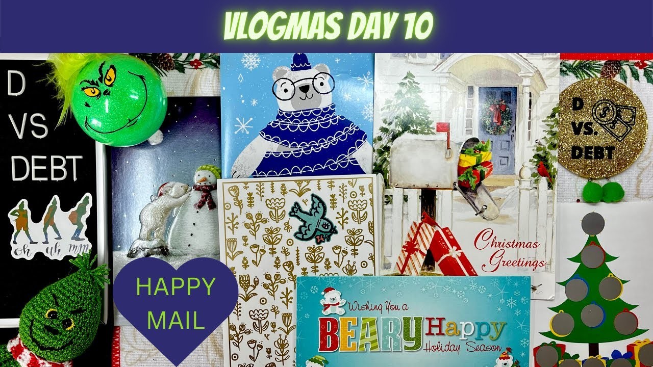 Vlogmas Day 10: new Scratchmas savings challenge, new bracelet, taste test, happy mail, & more!