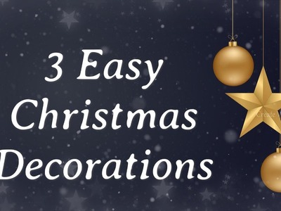3 Easy Christmas Decorations 2022 ???? Christmas Tree, Star and Angel ???? Christmas Paper Craft for Kids!