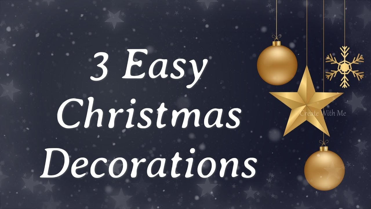 3 Easy Christmas Decorations 2022 ???? Christmas Tree, Star and Angel ???? Christmas Paper Craft for Kids!