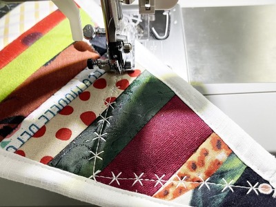 3 sewing ideas from leftover fabric for the New Year and Christmas