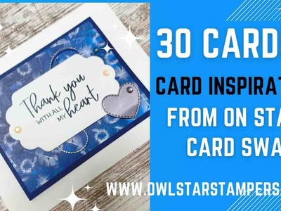 30 Swap Cards from the 2022 Stampin’ Up! OnStage in Indianapolis
