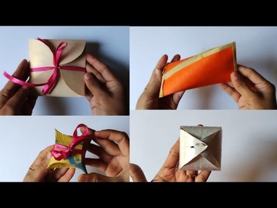 4 gift wrap idea from old wedding cards