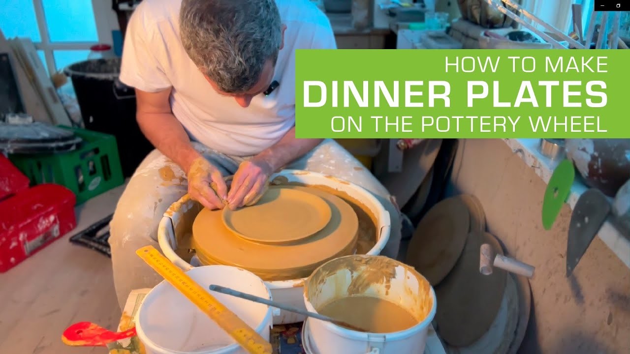 75. How to Throw a Dinner Plate on the Pottery Wheel (the easy way)