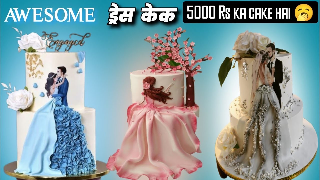 Awesome Dress Cake  Decorating Ideas for Wedding | Parfect cake Decorating tutorials