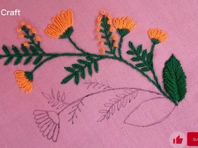 Beautiful Flower Hand Embroidery